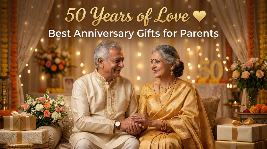 50 Years of Love: Best 50th Wedding Anniversary Gifts for Parents in India
