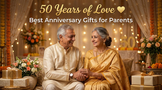50 Years of Love: Best 50th Wedding Anniversary Gifts for Parents in India