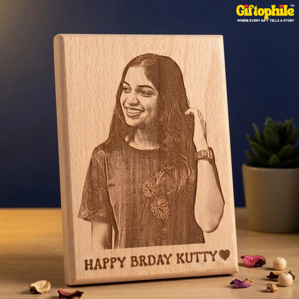 personalized-birthday-gift-wooden-photo-frame-Giftophile